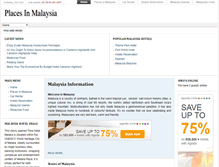 Tablet Screenshot of placesinmalaysia.com